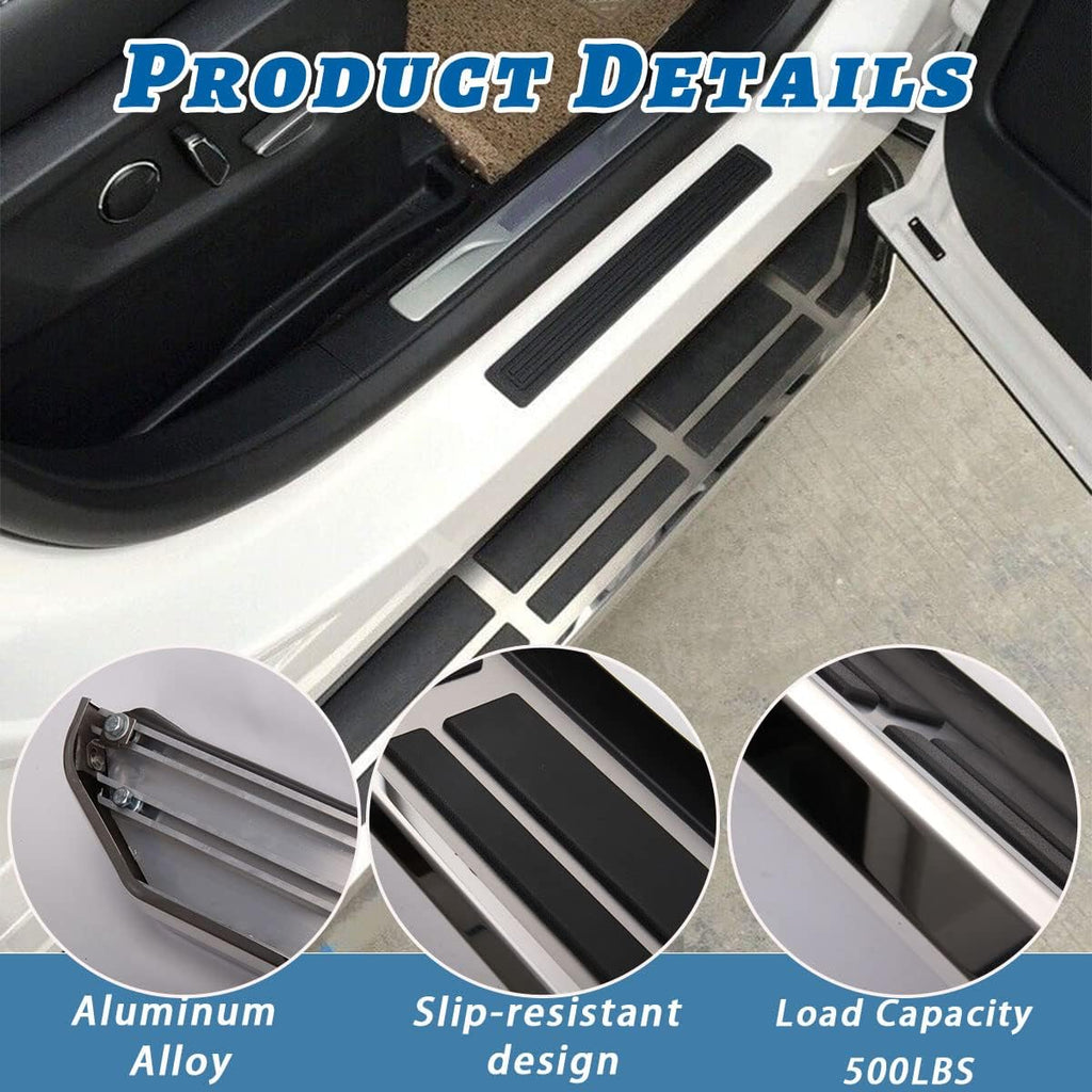 S-Steel Side Step for Infiniti JX35 QX60 2013-2021 Heavy Duty Running Boards Nerf Bar 2 pcs Anti-Corrosion Roof Access Support