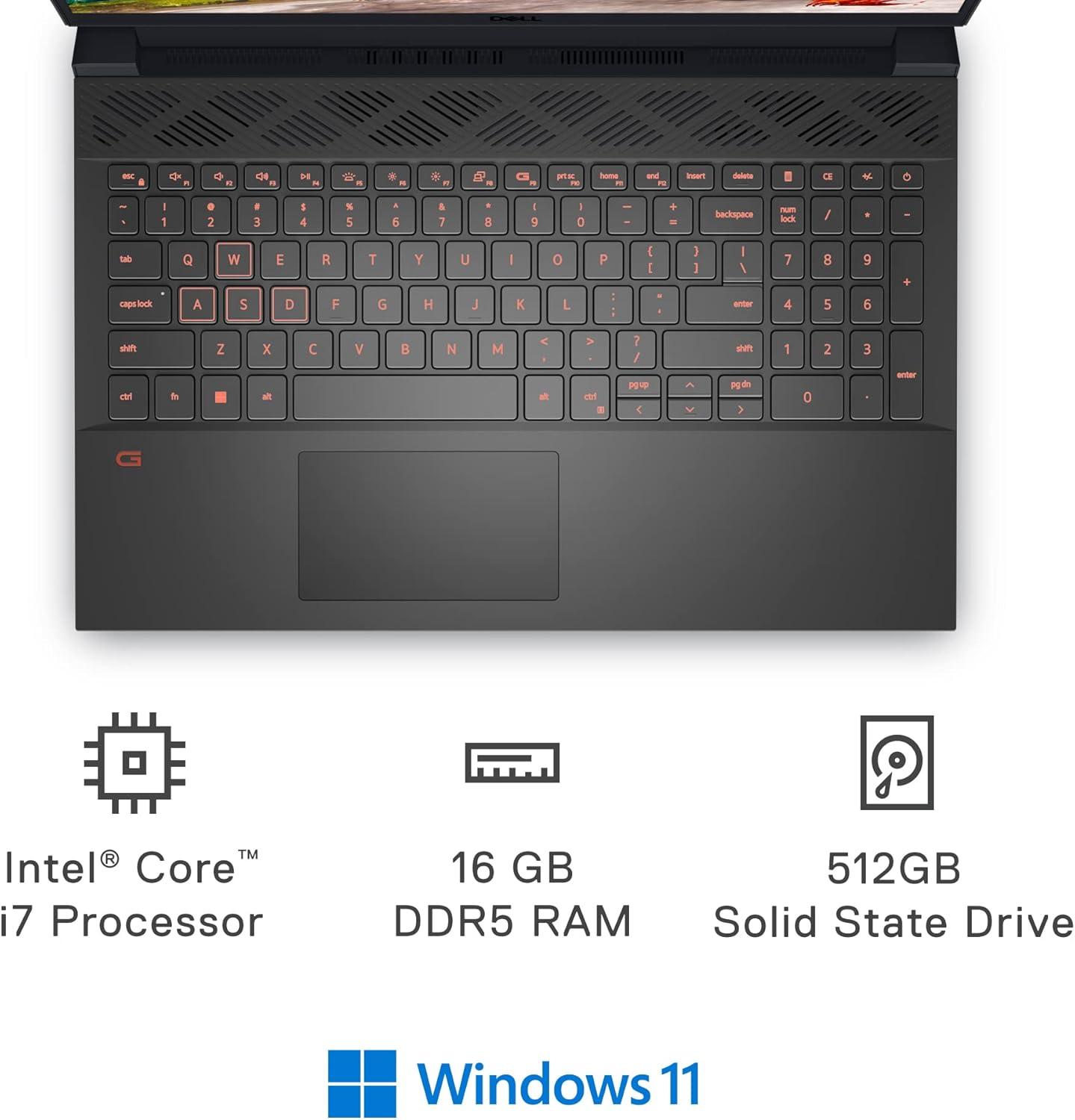 Dell G15 5520 15.6 Inch Gaming Laptop – 1080p FHD 120Hz DisplayIntel Core i7-12700H16GB DDR5 RAM512GB SSDNVIDIA Geforce RTX 3060 6GB GDDR6Intel Wi-Fi 6USB CWindows 11 – Dark Shadow Grey (Renewed)