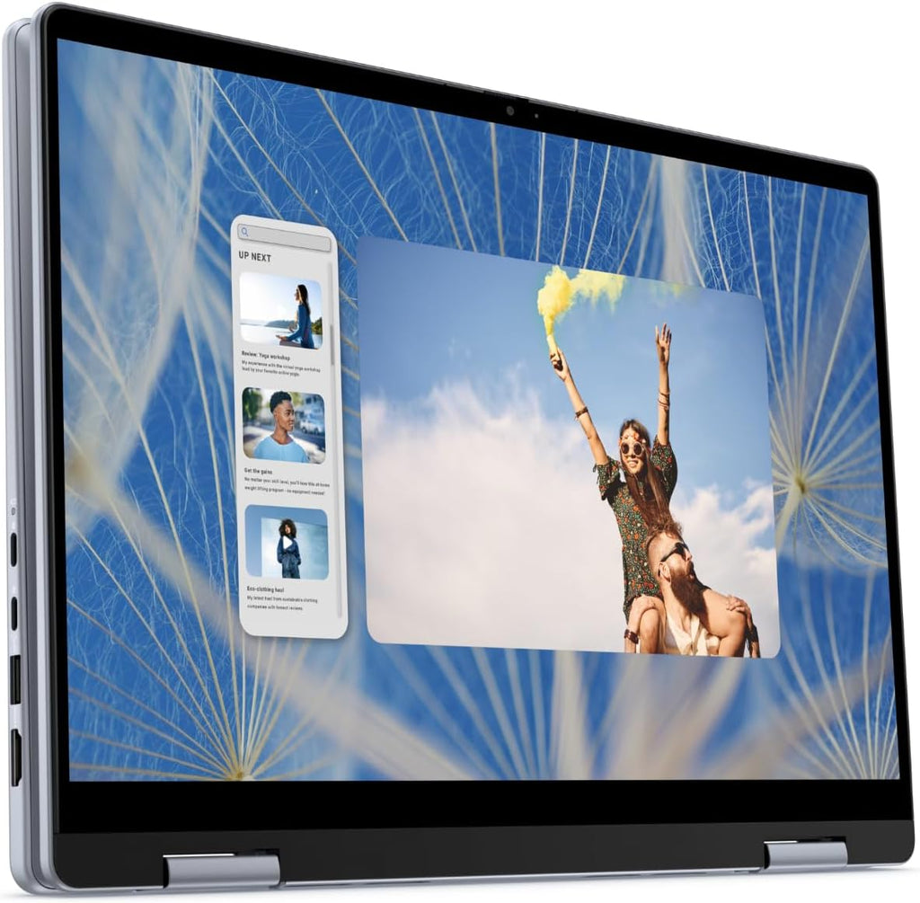 Dell Inspiron 14 7440 2-in-1 Laptop, 14' FHD+ Touchscreen, Intel Core 7 150U(> i7-1355U), 32GB DDR5 RAM, 1TB SSD, Backlit KB, FP Reader, Type-C, FHD Webcam, Win 11 Pro, Ice Blue