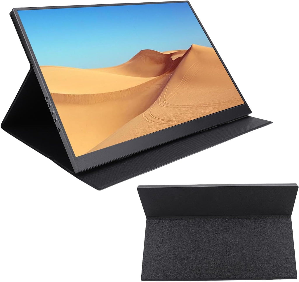 Zunate 16 Inch Portable 4K Computer Display with 120Hz Refresh Rate, USB C and Mini HD Ports, Dual Speakers, Eye Comfort Mode, External Monitor for Laptop Phone Gaming