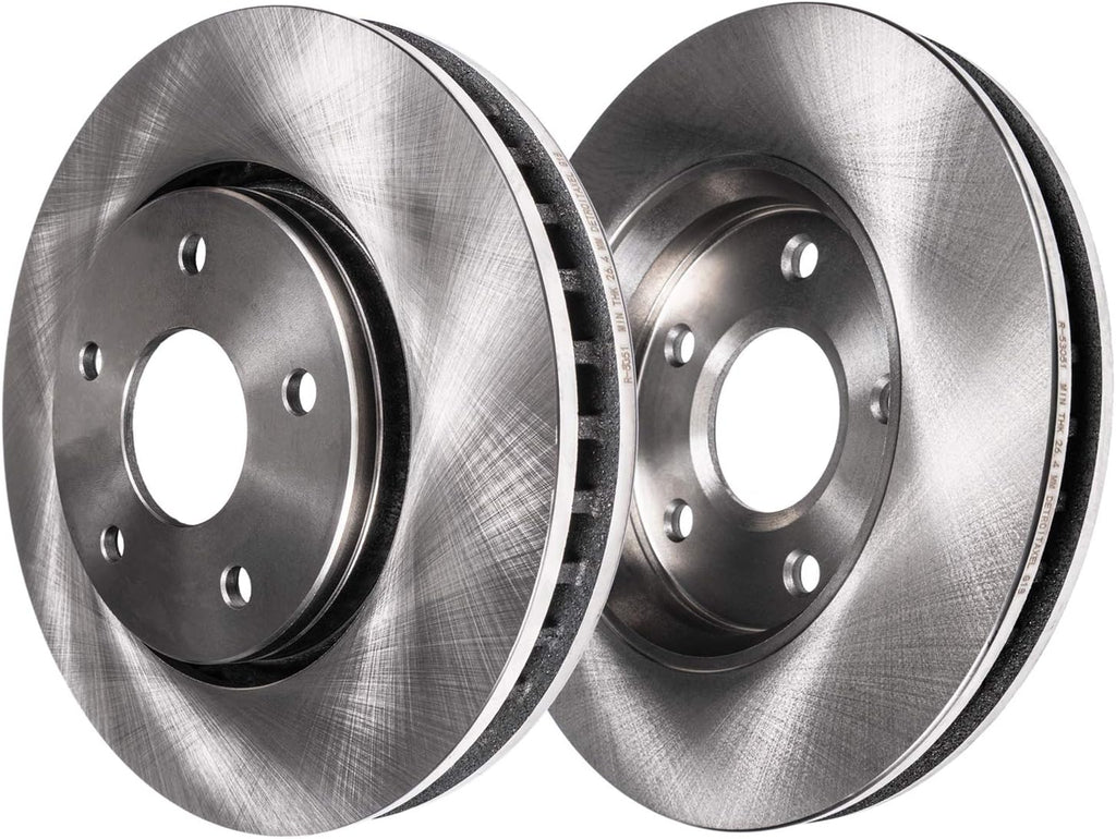 Detroit Axle - Front Brake Kit for Toyota RAV4 Matrix Mirai Corolla iM Scion tC iM Pontiac Vibe, Disc Brake Rotors Brake Calipers w/Brackets Ceramic Brakes Pads Replacement: 11.65' inch Rotor