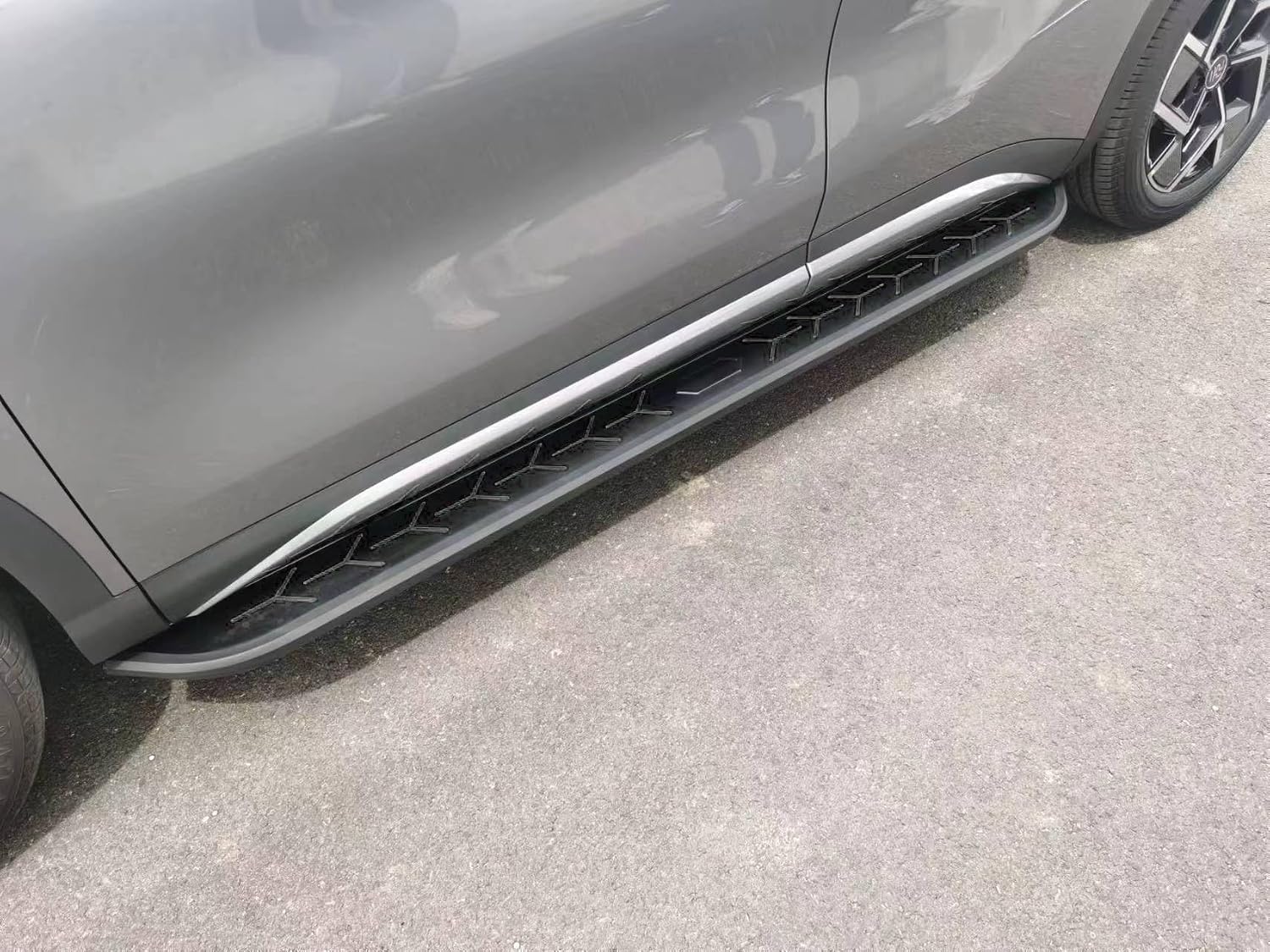2pcs Aluminium Pedal Side Step for Toyota Venza Harrier XU80 2020-2026 NerfBar Running Board Automotive Exterior Accessories (with Brackets)
