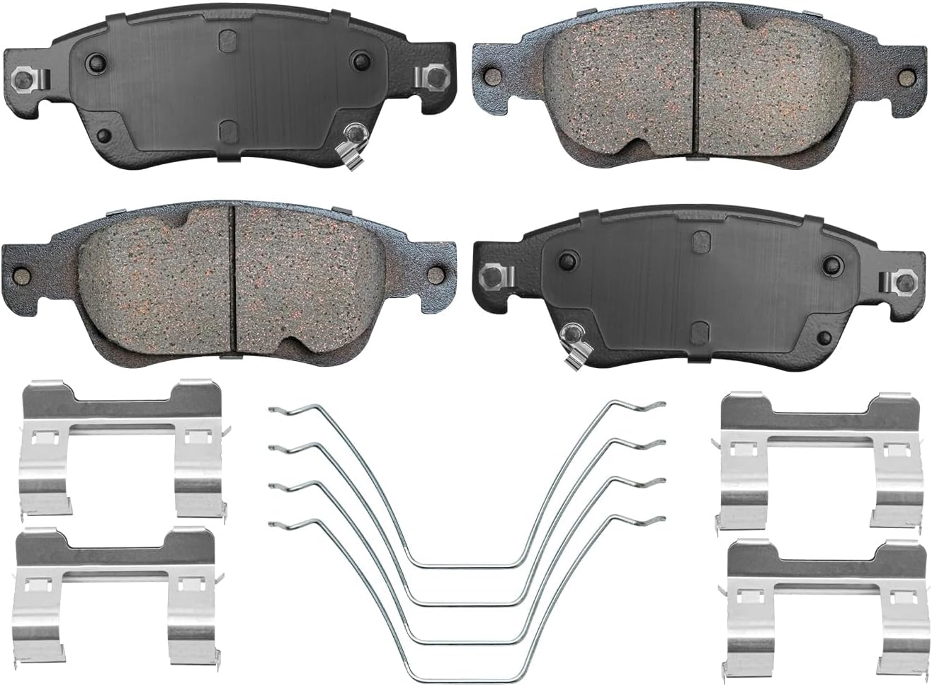 Detroit Axle - Front Brake Kit for 2007-2008 Infiniti G35, 2008-2013 G37, 2014-2015 Q60, Disc Brake Rotors Ceramic Brake Pads 2009 2010 2011 2012 Replacement : 12.99' inch Rotor
