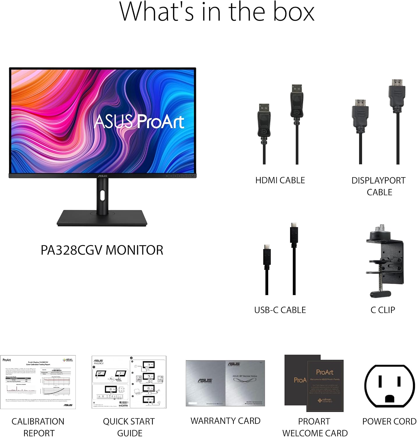 ASUS ProArt Display 32' 1440P Monitor (PA328CGV) - QHD (2560 x 1440), IPS, 165Hz (Renewed)