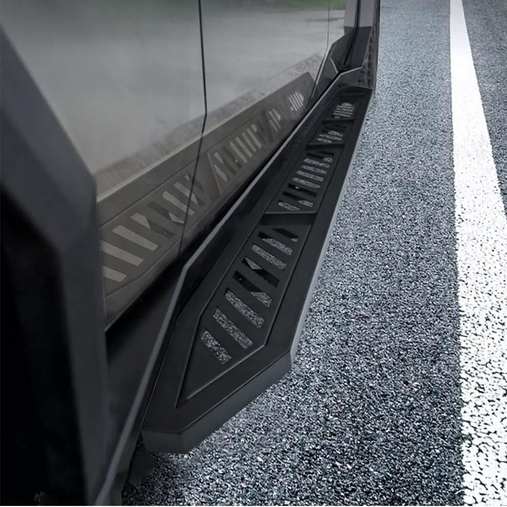 Running Boards Side Steps 2 PCS for Tesla Cybertruck,Exterior Brackets Nerf Bars for Tesla Cybertruck Accessories