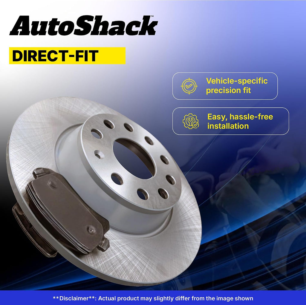 AutoShack Front & Rear Brake Rotors & Premium Pads for Honda & Acura, Civic 2006-2011 CSX 2007-2010, FWD L4 2.0L