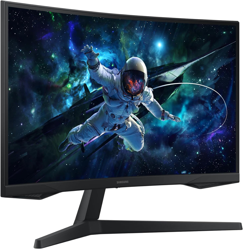 Samsung 27-in G55C Odyssey Curved Gaming Computer LED Monitor - LS27CG552ENXZA Bundle w 2 Year Assurance Add-On