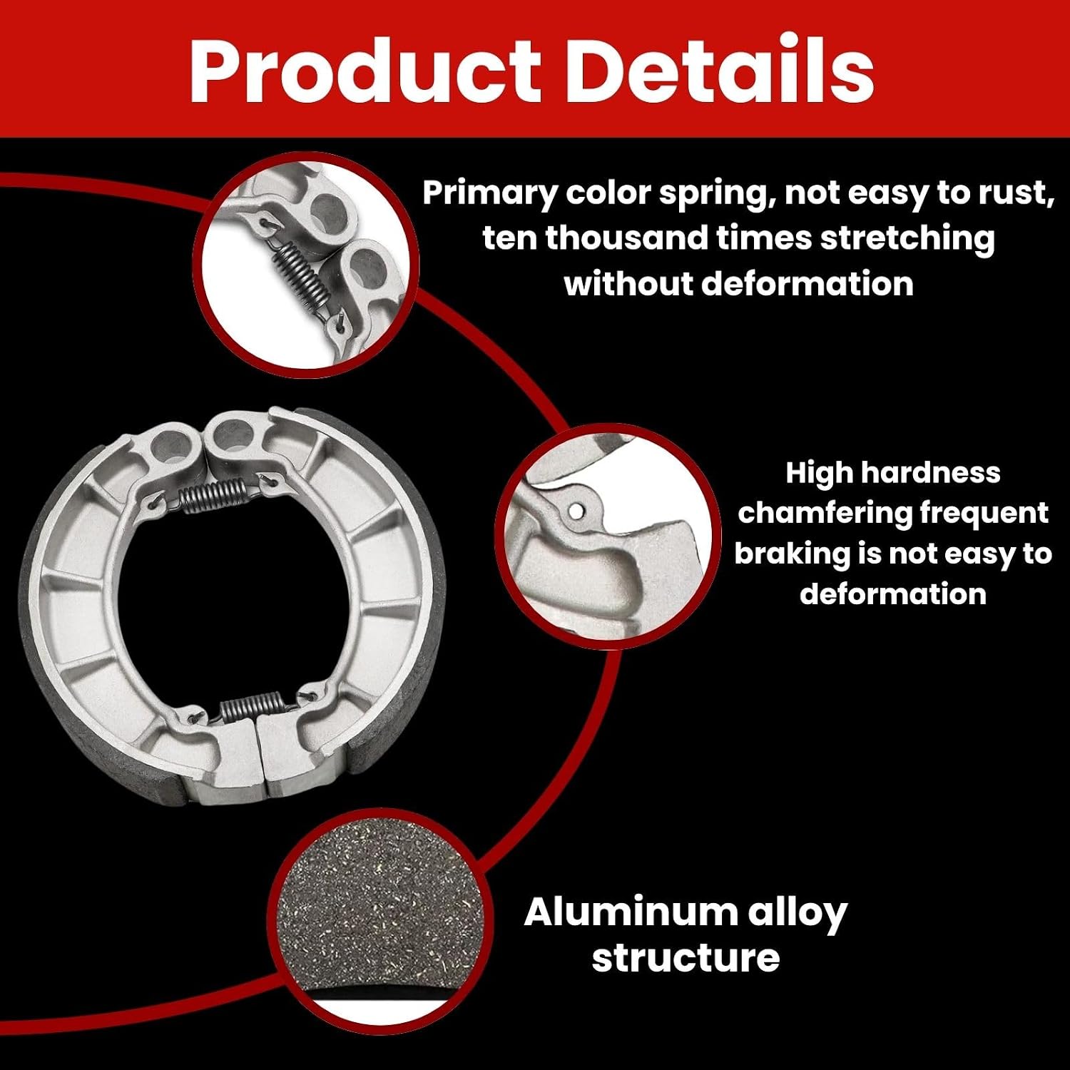 Arrhythmic 12PCs Semi-Metallic Brake Pads Rotors Shoes & Drum Set Front Rear Automotive Replacement Brake Kit for Honda Civic 1.8L 2006 2007 2008 2009 2010 2011