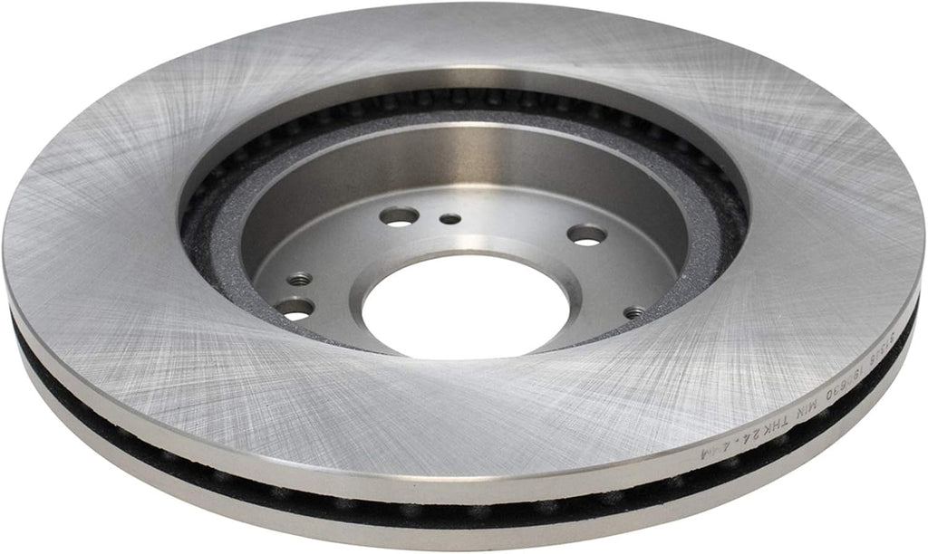 TRQ Front Brake Pad and Rotor Set Semi Metallic Vented Rotors Compatible with 2007-2017 Jeep Patriot Compass 2007-2019 Mitsubishi Outlander 2011-2021 Outlander Sport 2008-2012 Eclipse