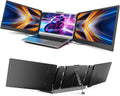 15.6' Triple Screen Extender，Laptop Monitor Extender with Triple Monitor Option，Laptop Screen Extender for Portable Use ， Laptop Compatible with， (Mac Windows)