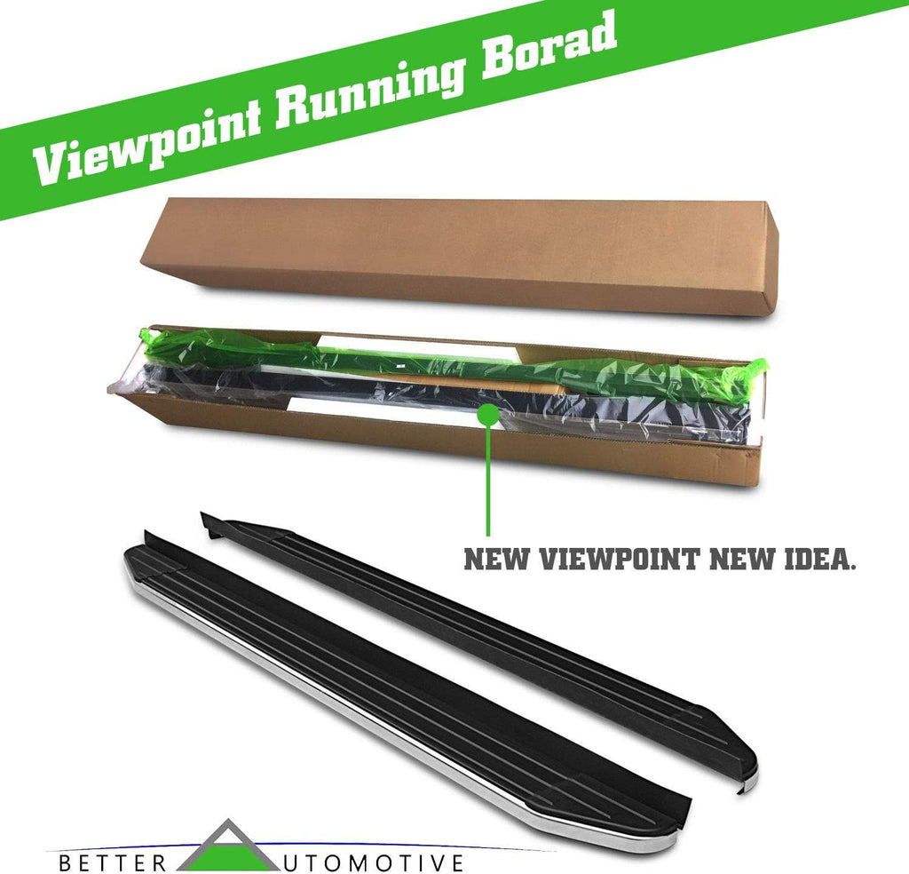 Running Boards Side Steps Compatible with 2022-2026 Nissan Pathfinder SUV 5.5' Aluminum Black Nerf Bars Step Rails Exterior Accessories 2 Pieces