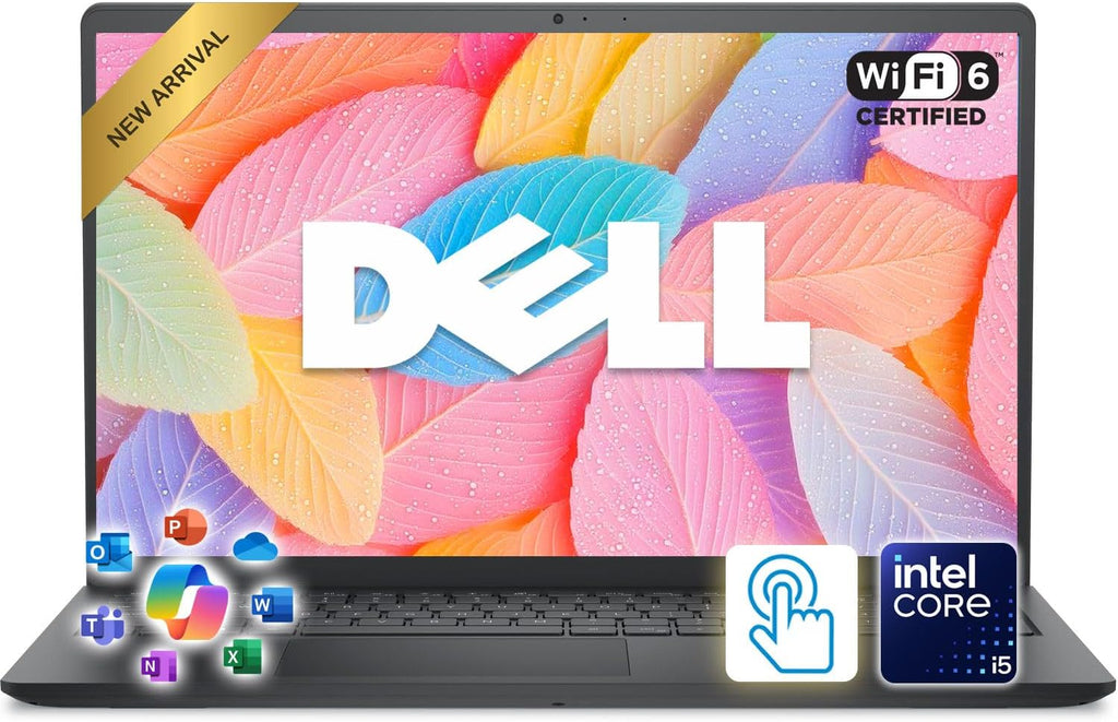 Dell Inspiron 15.6' FHD Touchscreen Laptop | 13th Gen Intel Core i5 | 12GB DDR4 RAM | 1TB Storage (512GB PCIe SSD + 500GB External) | AI-Enhanced Win 11 with Microsoft 365 | WIFI6 | Long Battery Life