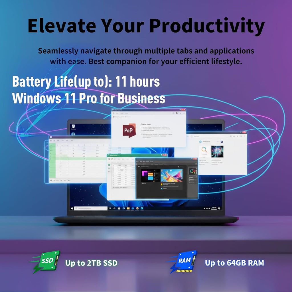 Dell Touchscreen Laptop Computer for Business, 15.6'' FHD IPS (1920×1080), w/Ai Copilot, Windows 11 Pro, 16 GB RAM, 512 GB SSD, AMD Ryzen 7 7730U, Long Battery Life, AMD Radeon Graphics