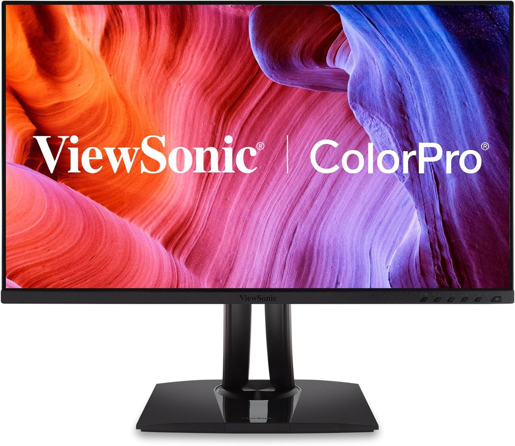 ViewSonic VP275-4K 27 Inch 4K ColorPro Monitor Designed for Surface, IPS with 100% sRGB and Pantone Validated for Improved Workflows, Advanced Ergonomics, and 60W USB-C Inputs