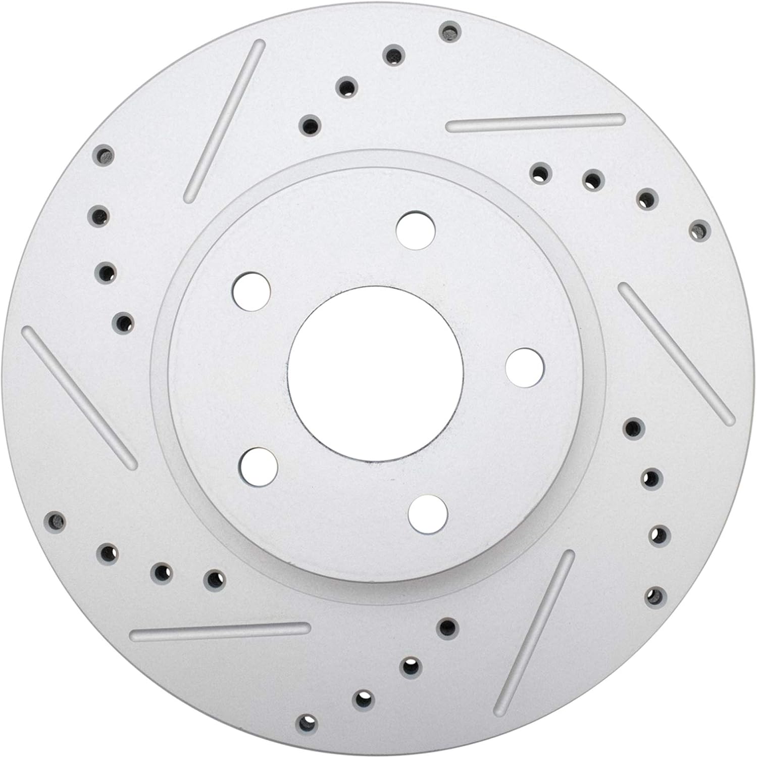 TRQ Performance Front and Rear Brake Rotor Set G Coated Drilled and Slotted Compatible with 1999-2004 Subaru Legacy 2000 Subaru Outback