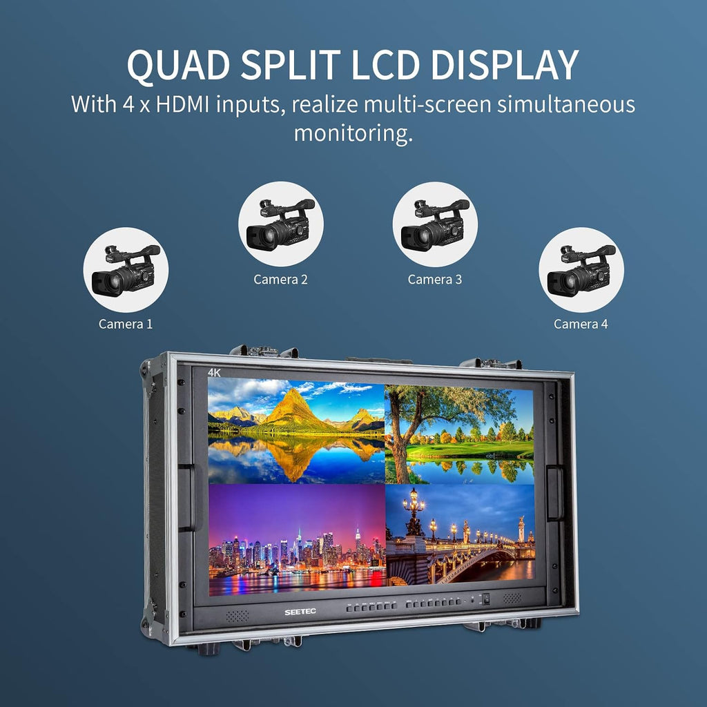 4K280-9HSD-CO 27 Inch 4K Ultra-HD Resolution Carry-on Broadcast Director Monitor