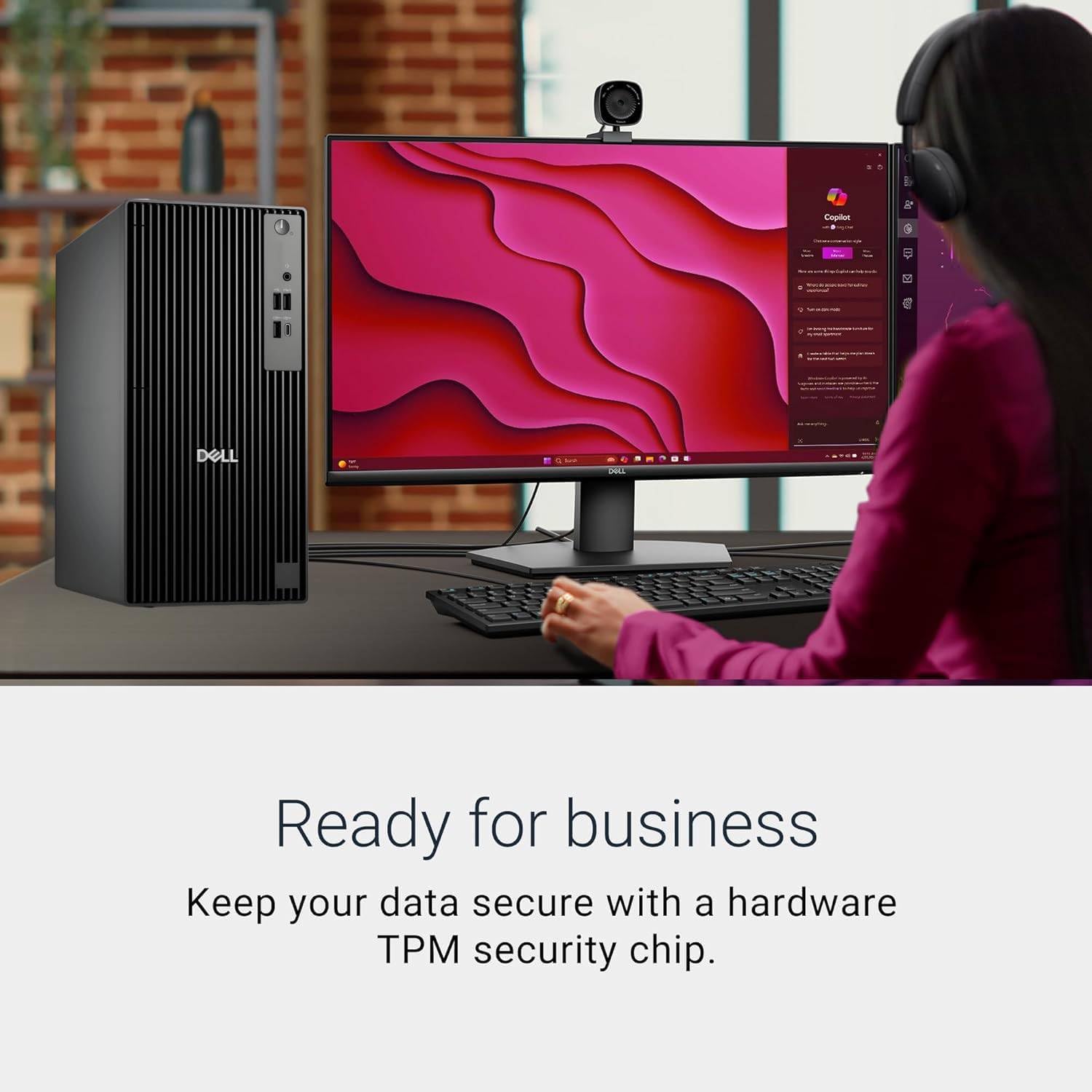 Dell QCT1250 Business Desktop, New OptiPlex Version - Intel 14th Gen i5-14500(Beats Intel 13th Gen i7-13700), 16GB DDR5 RAM, 1TB PCIe SSD, Ultra-Quiet Design, Windows 11