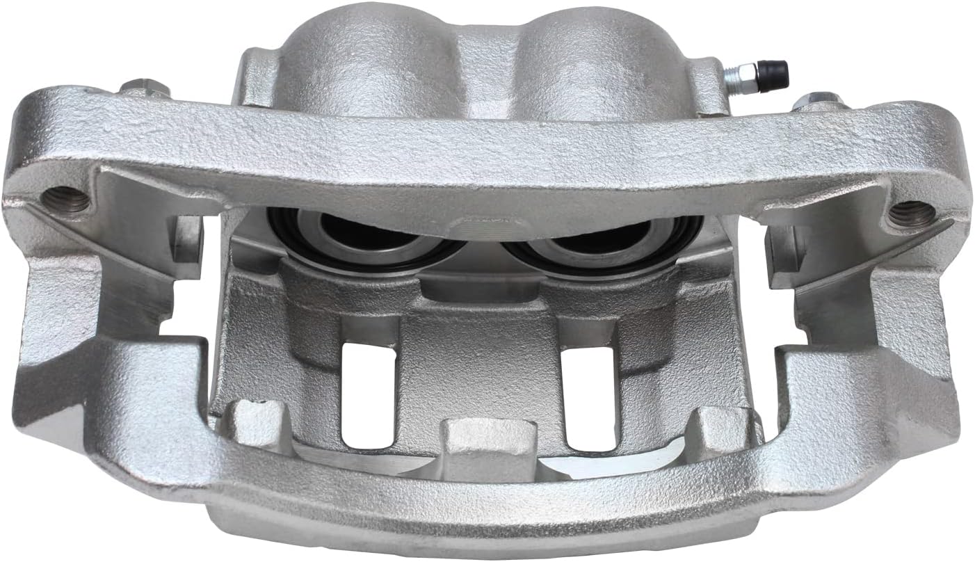 Detroit Axle - Front Ceramic Pads Left Brake Caliper Replacement for 1999-2004 Ford Excursion F-250 F-350 Super Duty - 3pc Set