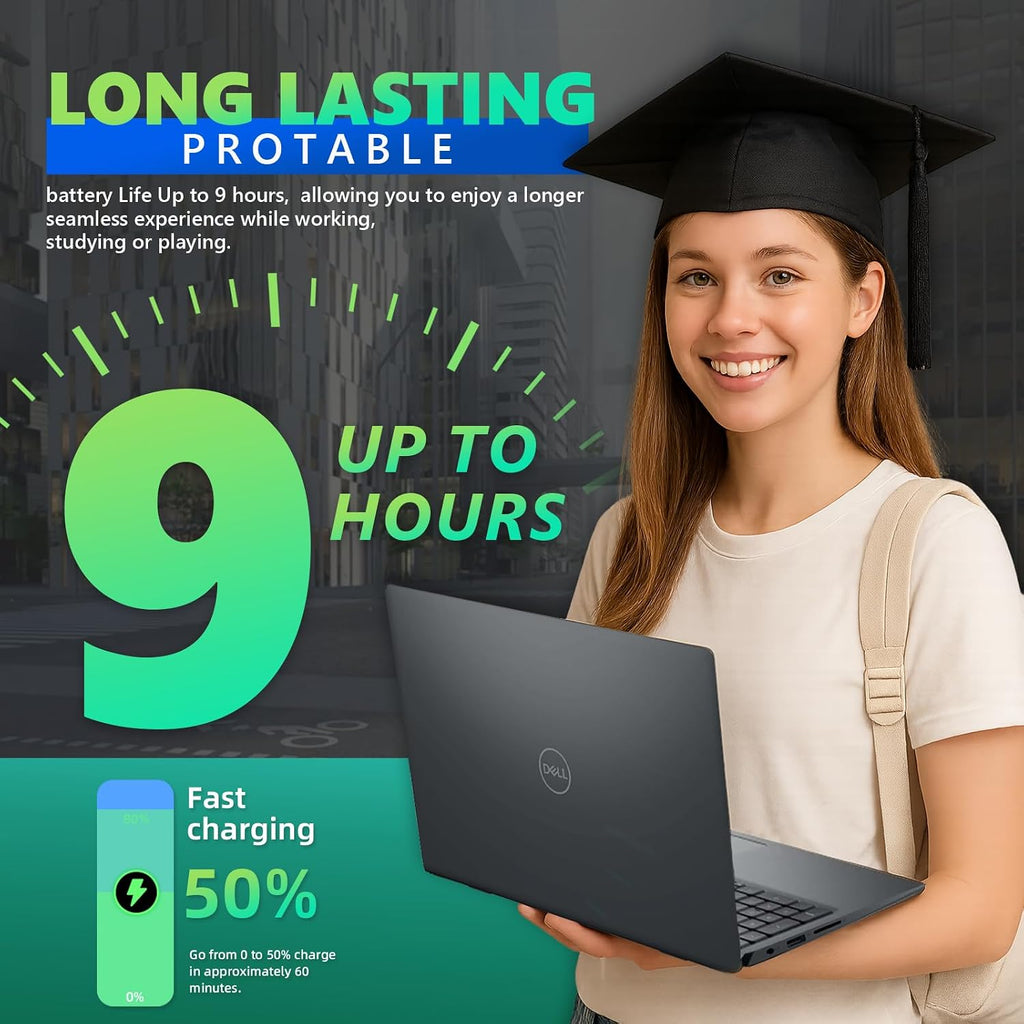 Dell 16 Touchscreen for Business Laptop Computer - Intel Core 7 150U (10 Core, Up to 5.4GHz), 32GB RAM, 1TB SSD, 16' FHD+ IPS 300nits Display, Backlit KB, Wi-Fi 6E, Win 11 Pro, Patented Redragon Kit