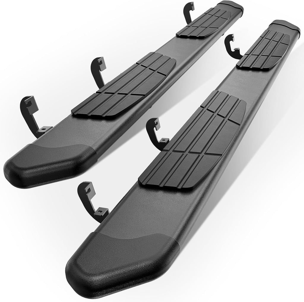 YZONA Running Boards Compatible with Chevy/GMC Silverado/Sierra 1500 2019-2026, 2500HD/3500HD 2020-2026 - Crew Cab Only - Excl. 2019 1500 LD, Side Step Rails Aluminum Alloy Nerf Bars