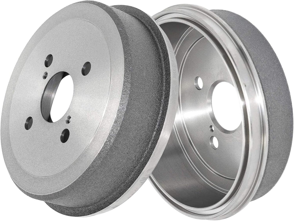 Detroit Axle - Brake Kit for Rear Drum Brakes 02-05 Toyota Celica Front Disc Rotors Ceramic Pads 2002-05 Drums Semi-metallic Shoes Replacement