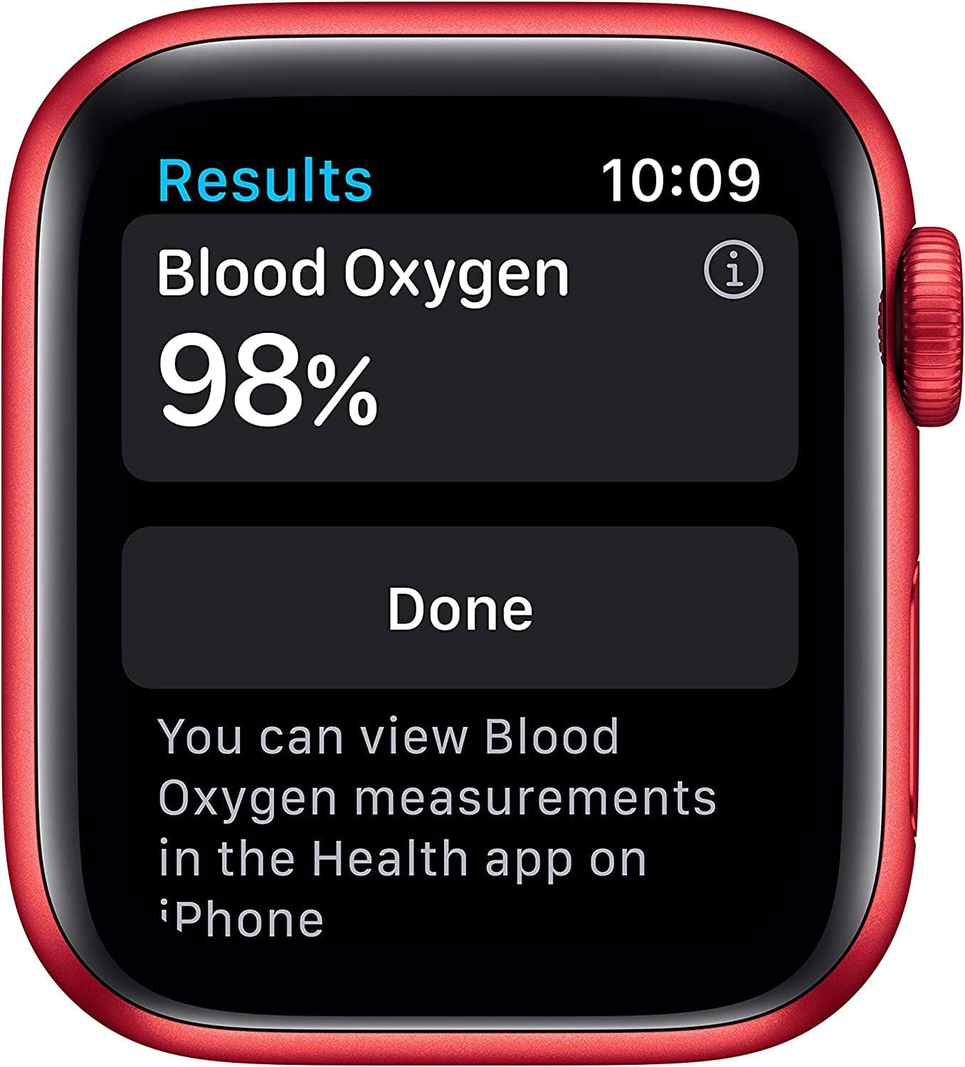 Apple Watch Series 6 (GPS + Cellular, 44mm) - (Product) RED Aluminum Case with RED Sport Band (Renewed)