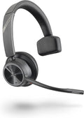 Poly - Voyager 4310 UC Wireless Headset (Plantronics) - Single-Ear Headset w/Mic - Connect to PC/Mac via USB-C Bluetooth Adapter, Cell Phone via Bluetooth - Works with Teams (Certified), Zoom & More