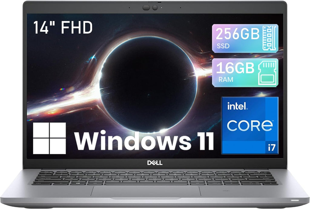 Dell Latitude 5420 14' FHD Business Laptop i7, Intel Core i7-1165G7 up to 4.7GHz, 16GB RAM, 256GB SSD, Thunderbolt4, Backlit Keyboard, Latitude Laptop Windows 11 Pro (Renewed)