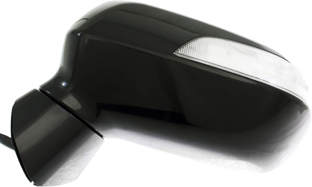 Kool Vue Mirror Compatible With Acura RDX 2009-2012, Paintable, Power, Heated, Manual Folding, Driver Side