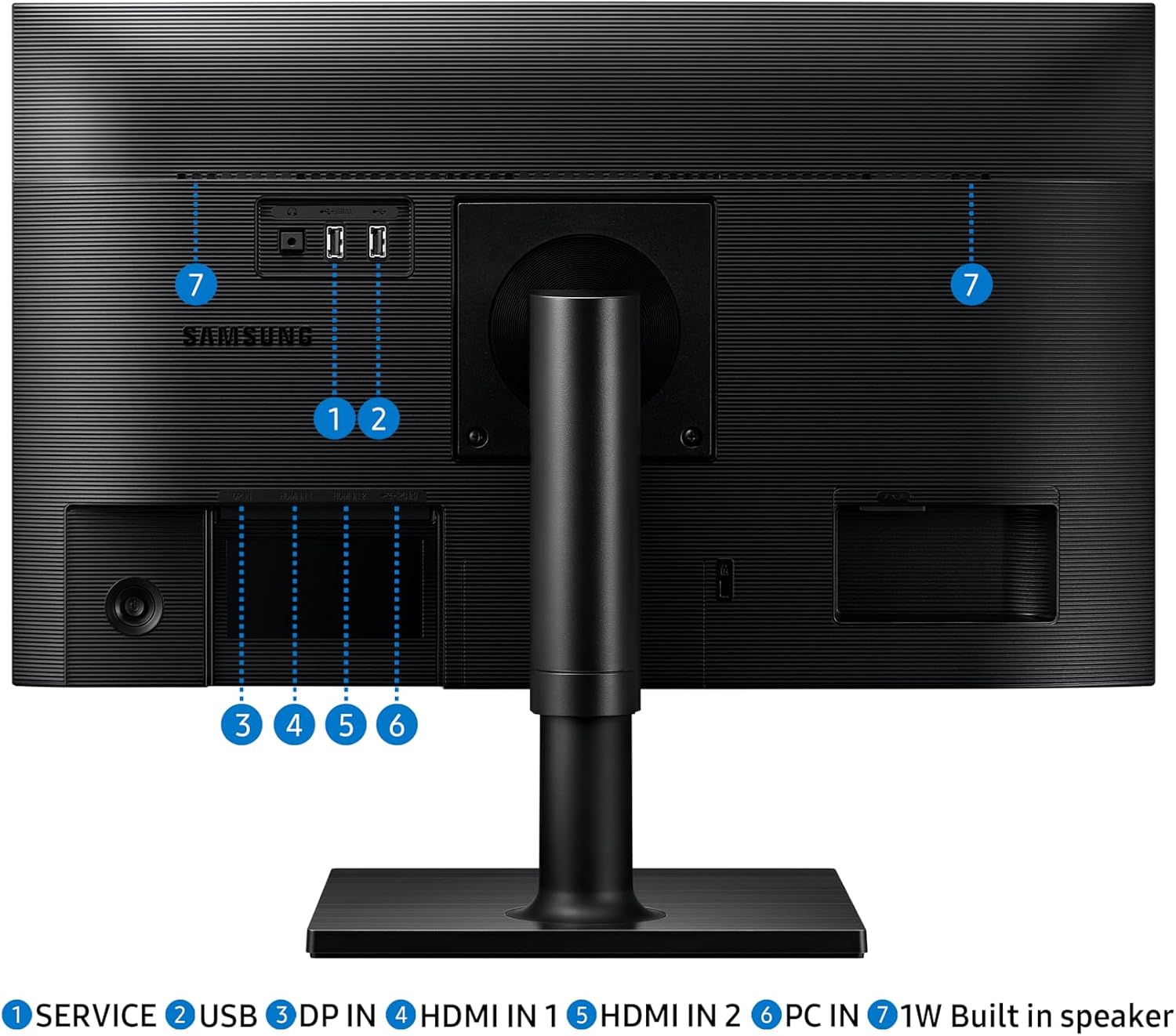 Samsung F27T450FZU - T45F Series - LED Monitor - Full HD (1080p) - 27'