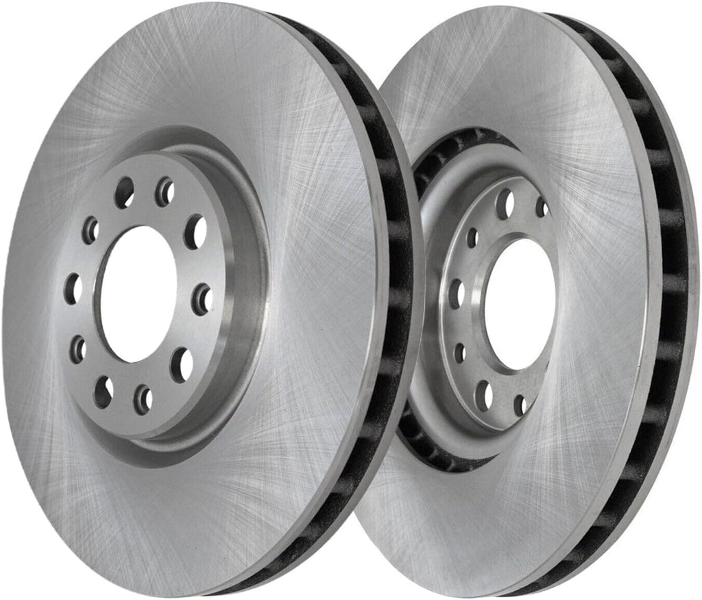 Detroit Axle - Front Brake Kit for Buick LaCrosse Regal Sportback TourX GMC Terrain Chevrolet Equinox Malibu, Disc Brake Rotors Ceramic Brake Pads w/Hardware Replacement : 11.81 inch Front Rotor