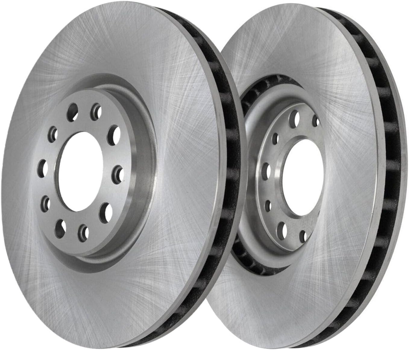 Detroit Axle - Front Brake Kit for Buick LaCrosse Regal Sportback TourX GMC Terrain Chevrolet Equinox Malibu, Disc Brake Rotors Ceramic Brake Pads w/Hardware Replacement : 11.81 inch Front Rotor