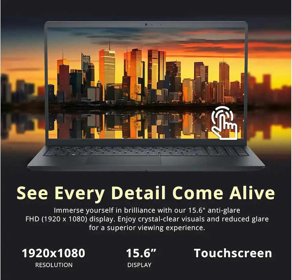 Dell Inspiron 15.6' FHD Touchscreen Upgraded Laptop, 13th Gen Intel Core i7-1355U (10-Core) CPU, 32GB RAM | 1TB SSD | Windows 11 Pro | Wi-Fi 6 | Webcam | for Home/Office/Online Learning | RK