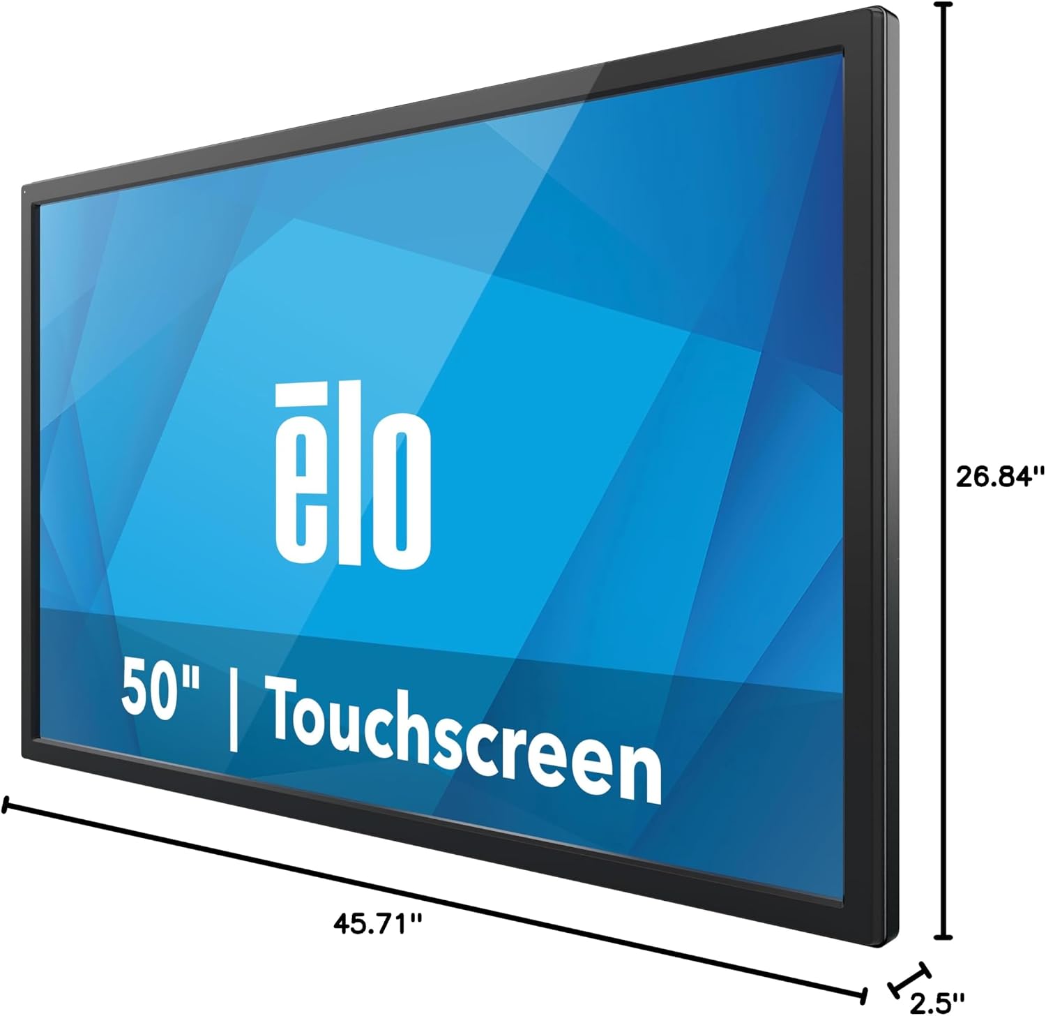 Elo 5054L - 50' 4K Touchscreen Signage - Infrared (IR) Anti-Friction, 20 Touch, 3840 x 2160, Black