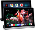 10.8inch Android Portable Car TV Headrest Monitor Tablet for Cars Back seat Support Phone Wireless mirroring Touchscreen with WiFi/Bluetooth/HDMI/USB/Video Player (CPAD-108-2)