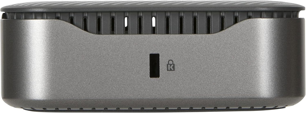 Targus USB C Hybrid/Universal Quad 4K Docking Station, Single 8K or Quad 4K UHD Display, 2 DisplayPort or 2 HDMI Ports, 100W Power Delivery (DOCK710USZ) Silver