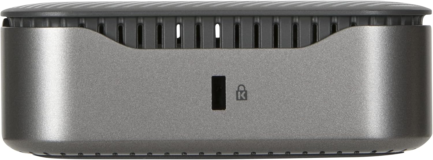 Targus USB C Hybrid/Universal Quad 4K Docking Station, Single 8K or Quad 4K UHD Display, 2 DisplayPort or 2 HDMI Ports, 100W Power Delivery (DOCK710USZ) Silver