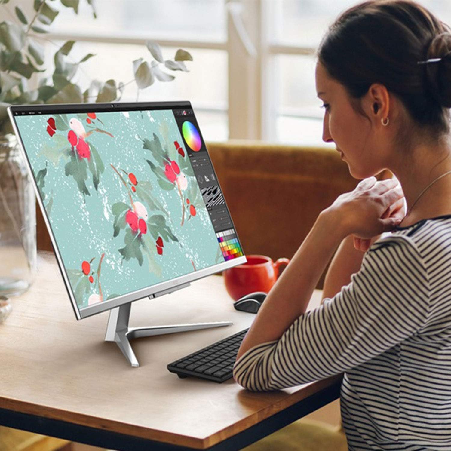 Acer Aspire C27-1655-UA12 AIO Desktop | 27' Full HD IPS Display | 11th Gen Intel Core i5-1135G7 | 12GB DDR4 | 512GB NVMe M.2 SSD | Intel Wi-Fi 6 | Windows 11 Home