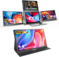 KYY 15.6' Quad Portable Monitor(X90G) and 14' Portable Monitor (K5-3)