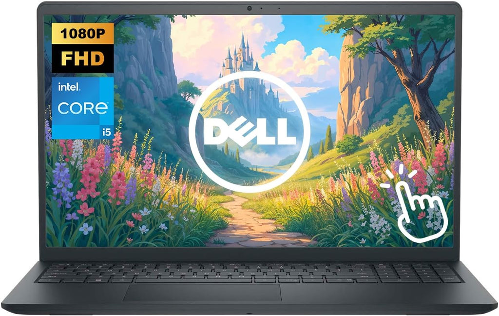 Dell Inspiron 15' Touchscreen Laptop Computer, 32GB RAM 1.5TB Storage (1TB SSD+512GB SD Card), Intel Core i5-1334U, FHD 1920 x 1080 IPS Display, Windows 11, Black