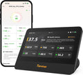 Temtop M100 2nd Gen Air Quality Monitor for Indoor Air, 7-Inch Touch Screen, Real-Time Tester for PM2.5, CO2, TVOC, Temp & Humidity, WiFi App & Multi-Room Monitoring with Smart Insights