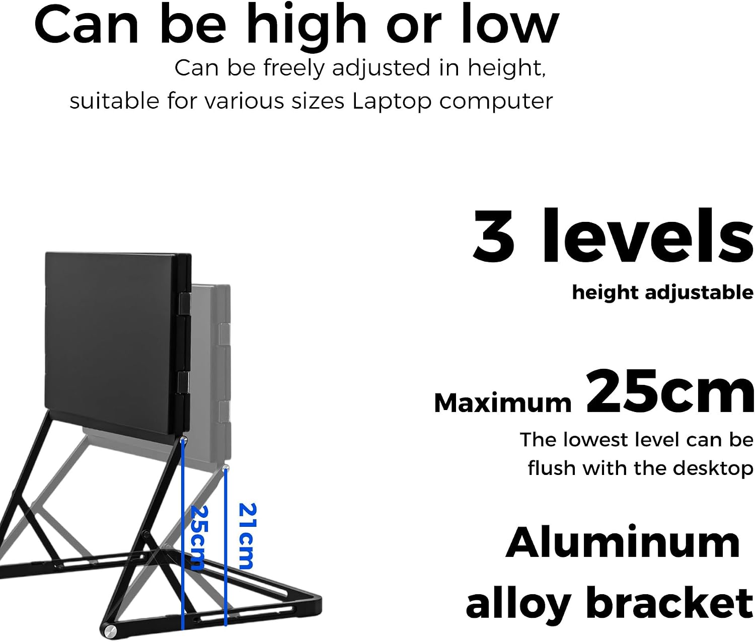 3 Monitor Setup for Laptop, Screen Extender, 15.6-inch 1080P, with 360-degree Rotation, Adjustable Angles, Laptop Screen Extender Monitor Portable, for Windows/Linux/Mac Black