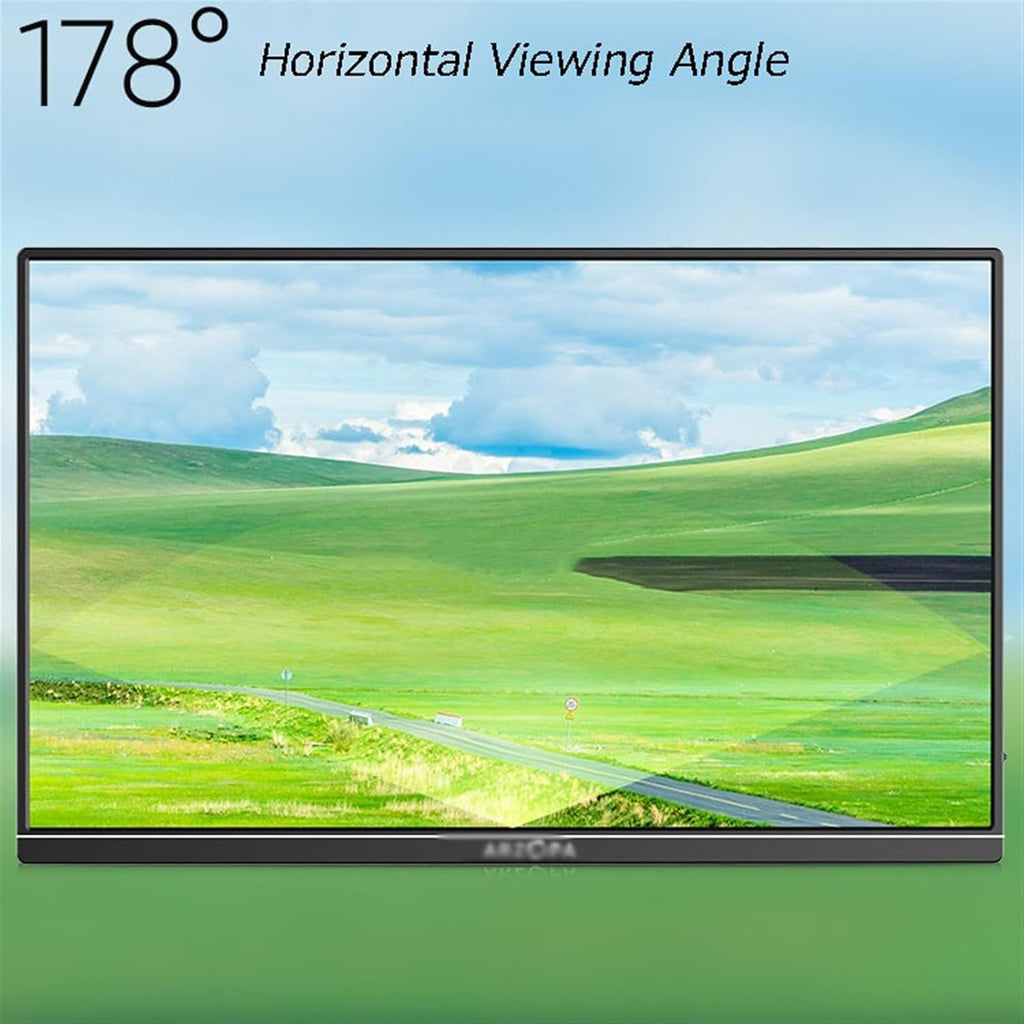 Portable Monitor for Laptop 17.3-inch IPS External Screen 60Hz Laptop Secondary FHD 1920 * 1080 Resolution Game Console Extension Portable Gaming Monitor