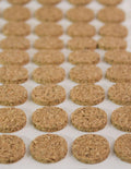The Felt Store Adhesive Kiss Cut Cork Button Rolls - 1/8' Thick, 3/4' Dia, 3500 Pieces
