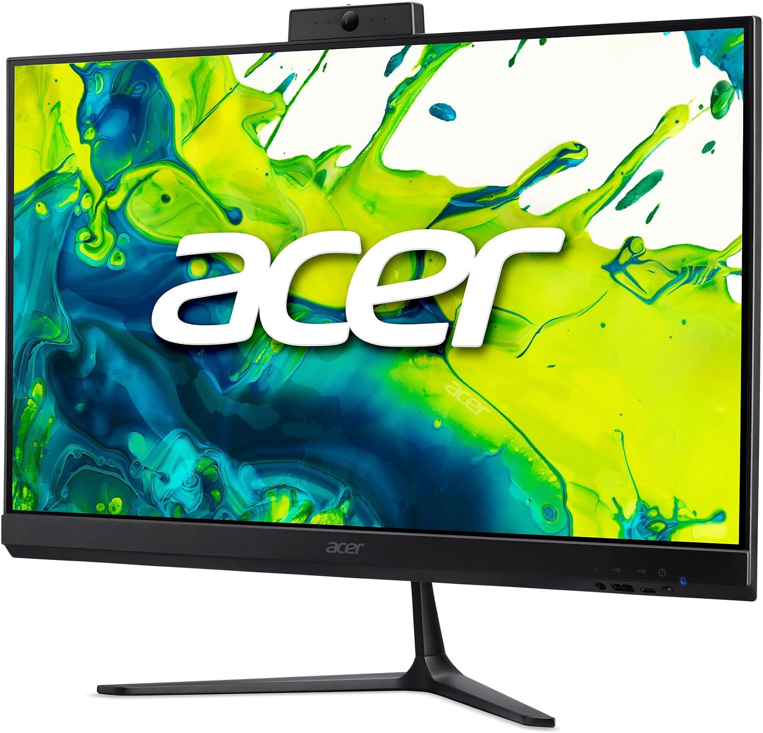 acer Aspire C27 AIO Desktop | 27' Full HD IPS 120Hz Display | AMD Ryzen 7 5700U Octa-Core Processor | AMD Radeon Graphics | 16GB DDR4 | 1TB SSD | Wi-Fi 6 | USB Keyboard & Mouse | C27-2G-UR13