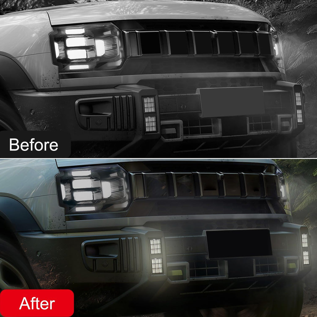HIGH FLYING for Chery Jetour T2, Travellar 2023 2024 2025 2026 Car Exterior Accessories Front LED Fog Light DRL Daytime Running Lights 2pcs (DRL OEM-Style)