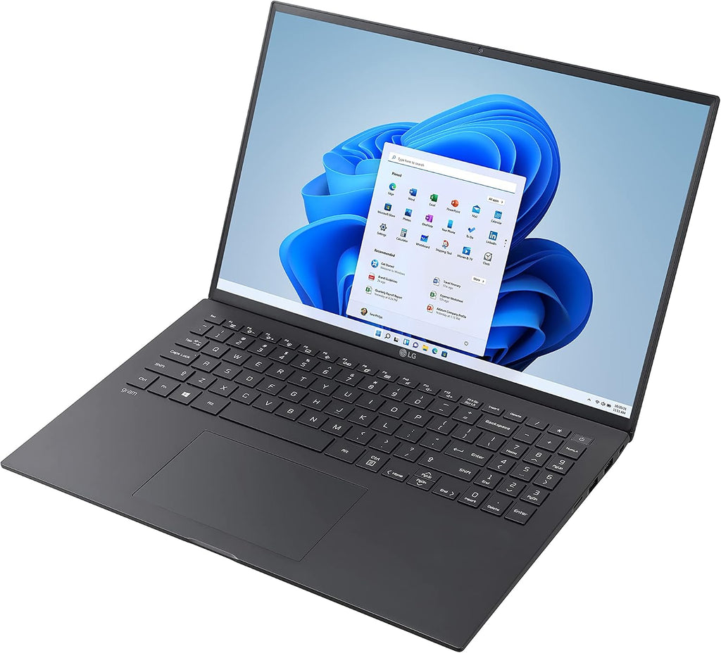 LG gram 16Z90P Laptop 16' Ultra-Lightweight, (2560 x 1600), Intel Evo 11th gen CORE i7, 16GB RAM, 1TB SSD, Windows 11 Home, 22 Hour Battery, Alexa Built-in, 2X USB-C, HDMI, USB-A - Black