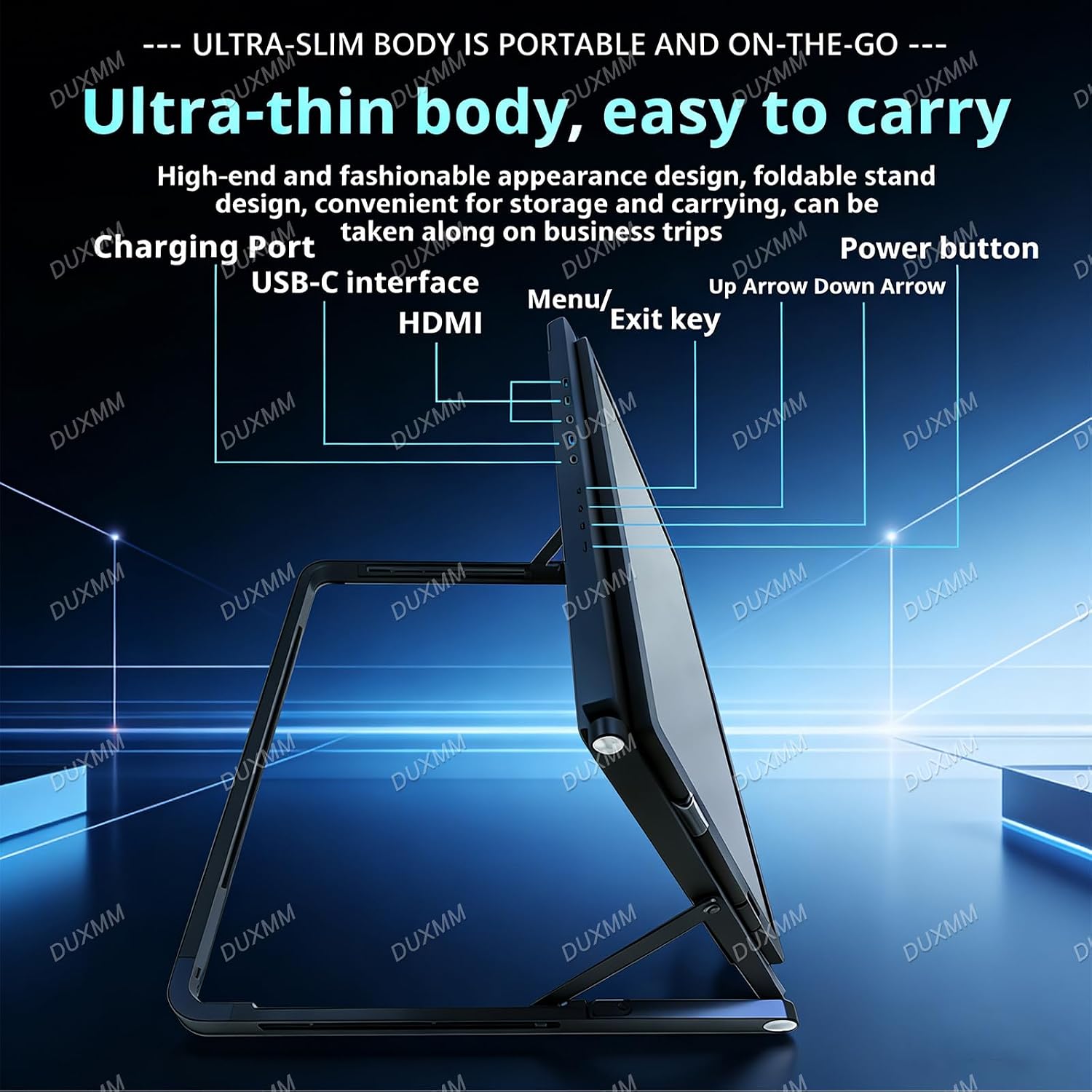 15.6' Laptop Screen Extender Monitor Portable,Full HD IPS Screen Extender,Just 1 Cable for 3 Screens, FHD 1080P IPS Laptop Extender Compatible with Wins/Mac for 12' - 17.3' Laptops