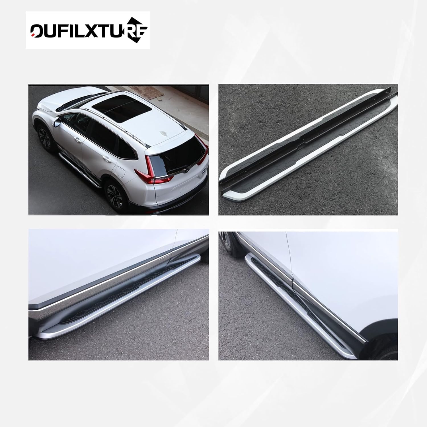 Running Boards Fit for Honda CR-V CRV 2017 2018 2019 2020 2021 2022 Side Steps Nerf Bars Protector Aluminum Accessories