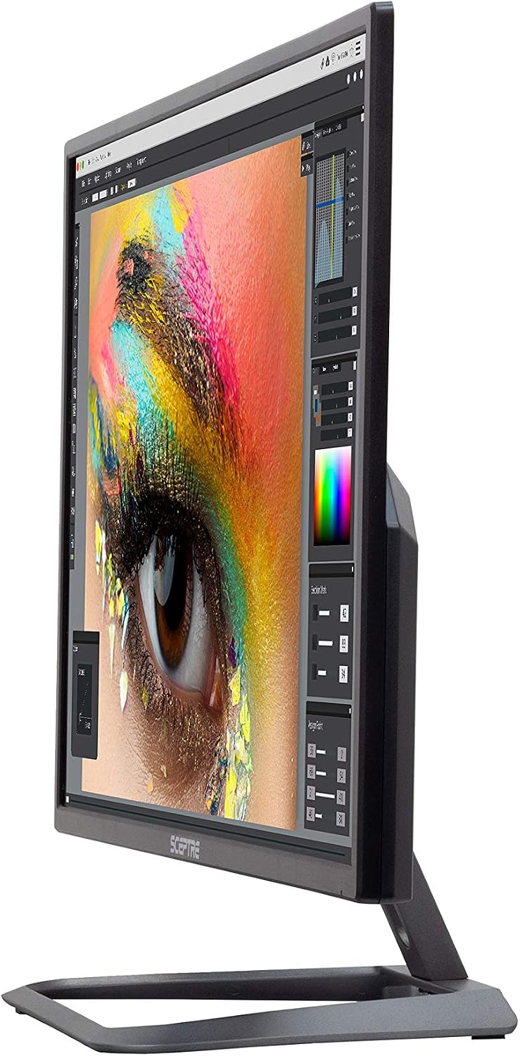 Sceptre IPS 27' 4K UHD LED Monitor DIsplayPort HDMI DVI Build-in Speakers, Frameless Machine Black 2025 (U279W-4000R series)